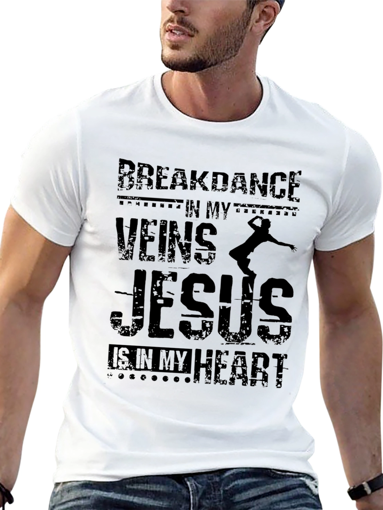 Breakdance Jesus Christian T-Shirt