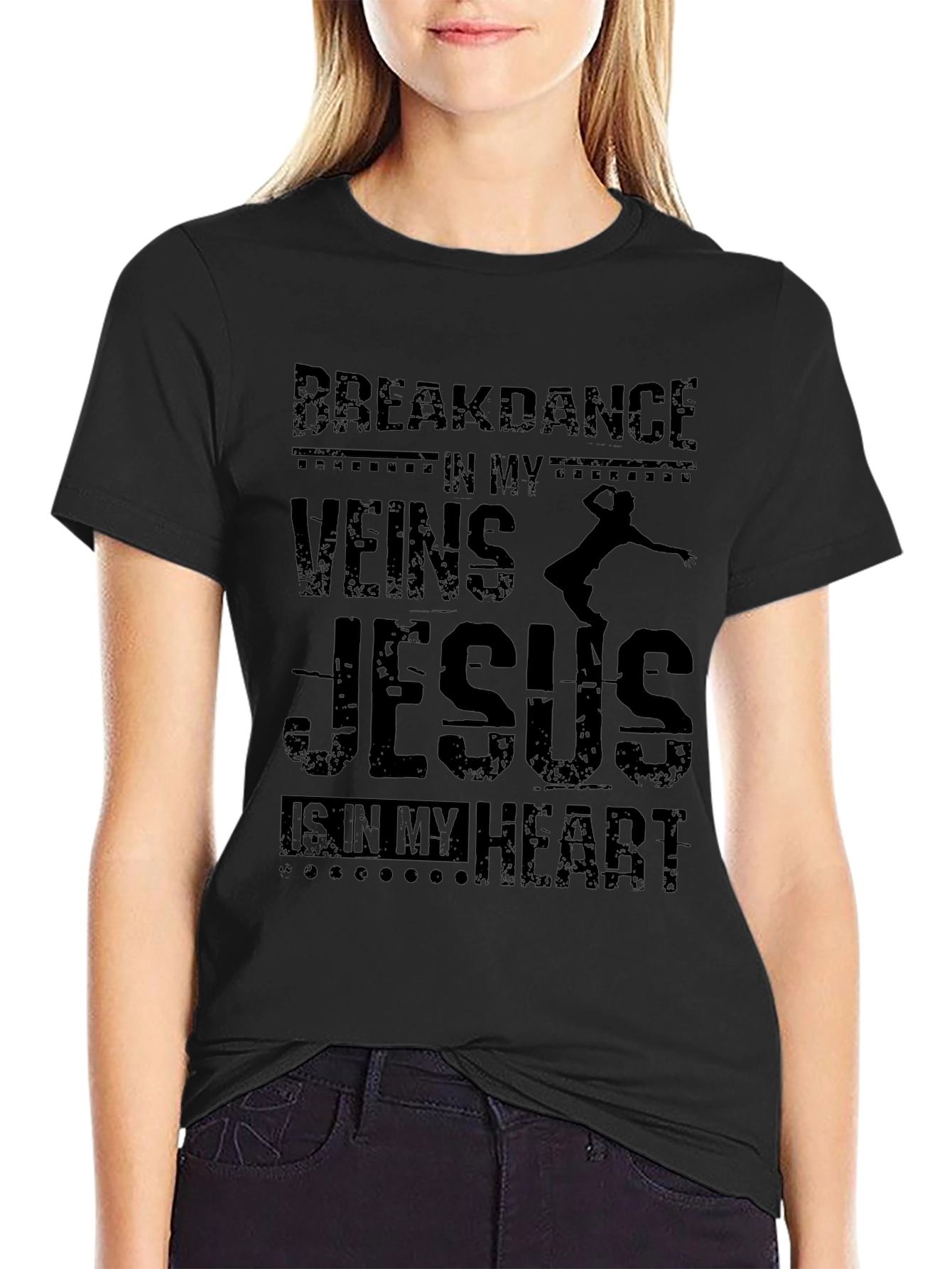 Breakdance Jesus Christian T-Shirt