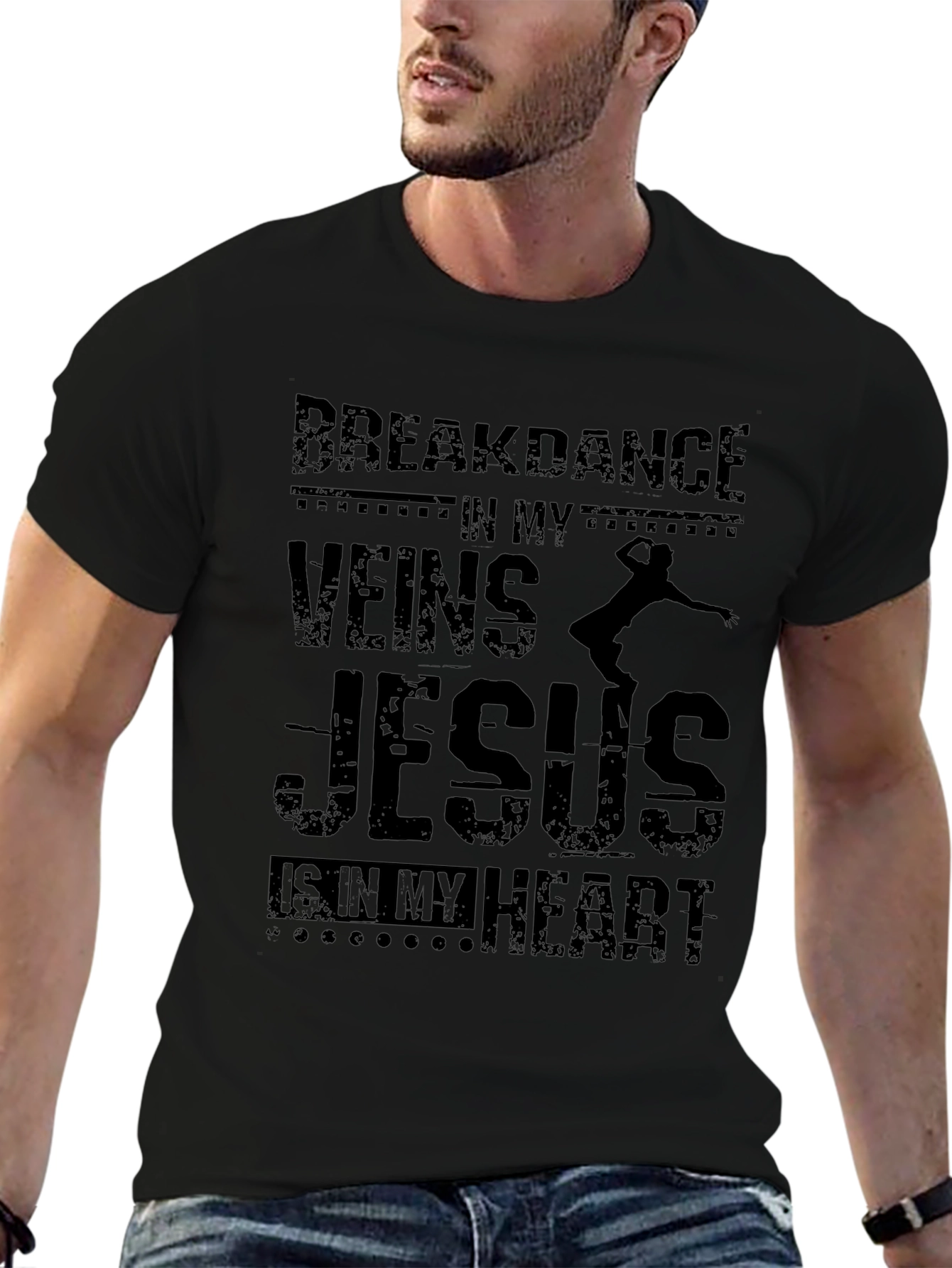 Breakdance Jesus Christian T-Shirt