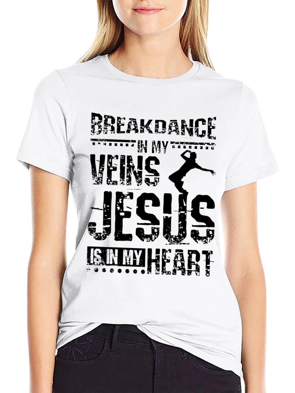 Breakdance Jesus Christian T-Shirt