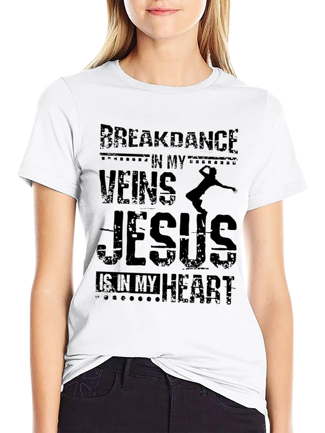 Breakdance Jesus Christian T-Shirt
