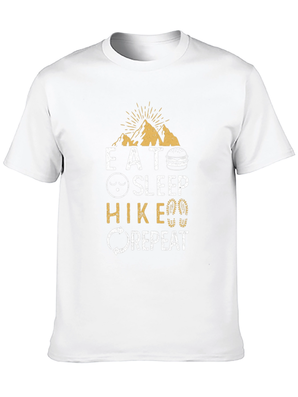 Eat Sleep Hike Repeat Graphic Tee - Adventure Time!