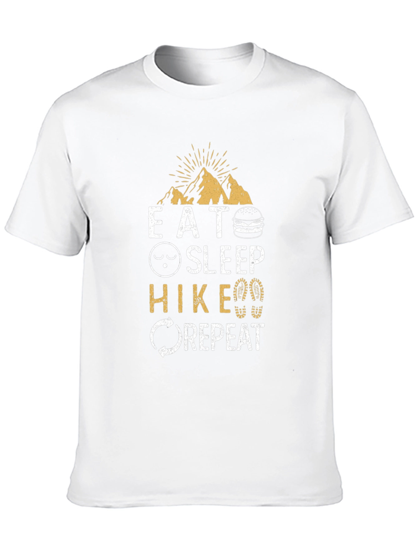 Eat Sleep Hike Repeat Graphic Tee - Adventure Time!