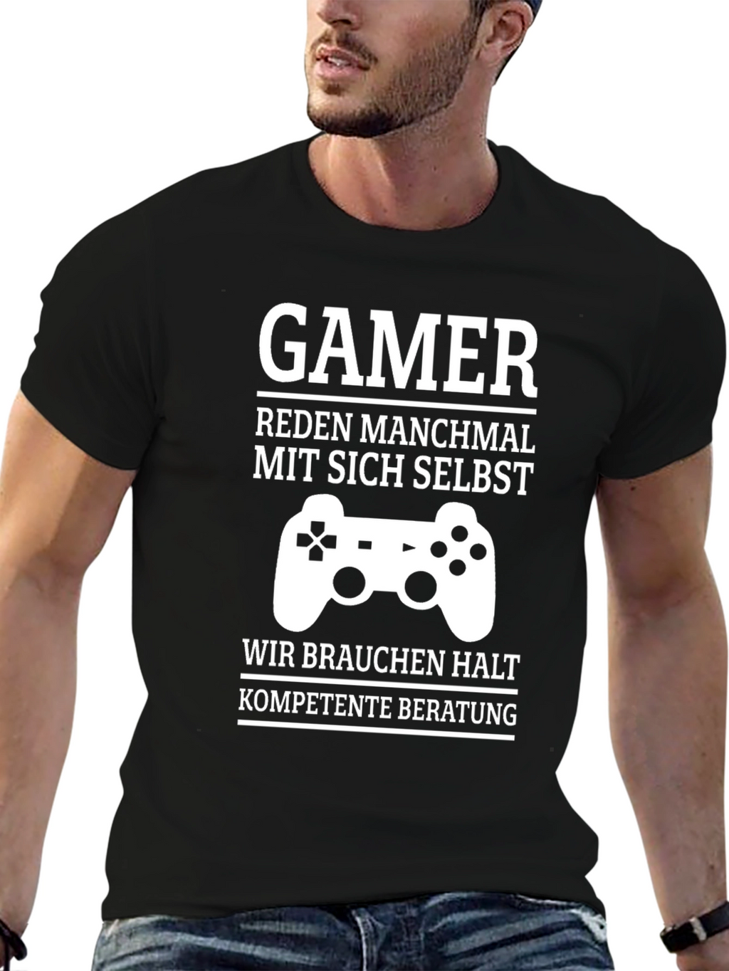 Gamer T-Shirt - Funny Slogan Controller Design
