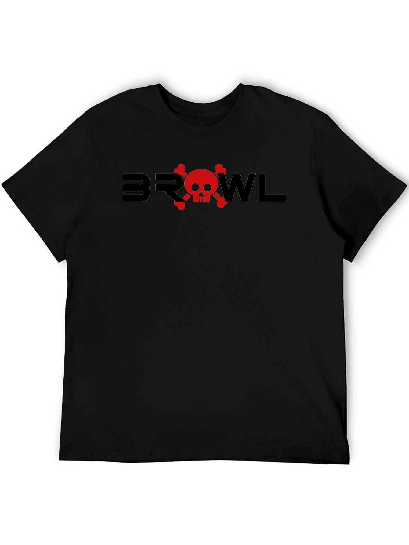 Brawl Skull Graphic Tee - Cool Casual Style