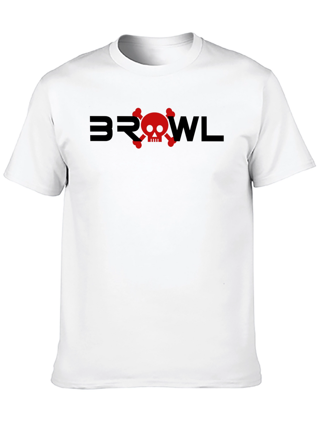 Brawl Skull Graphic Tee - Cool Casual Style