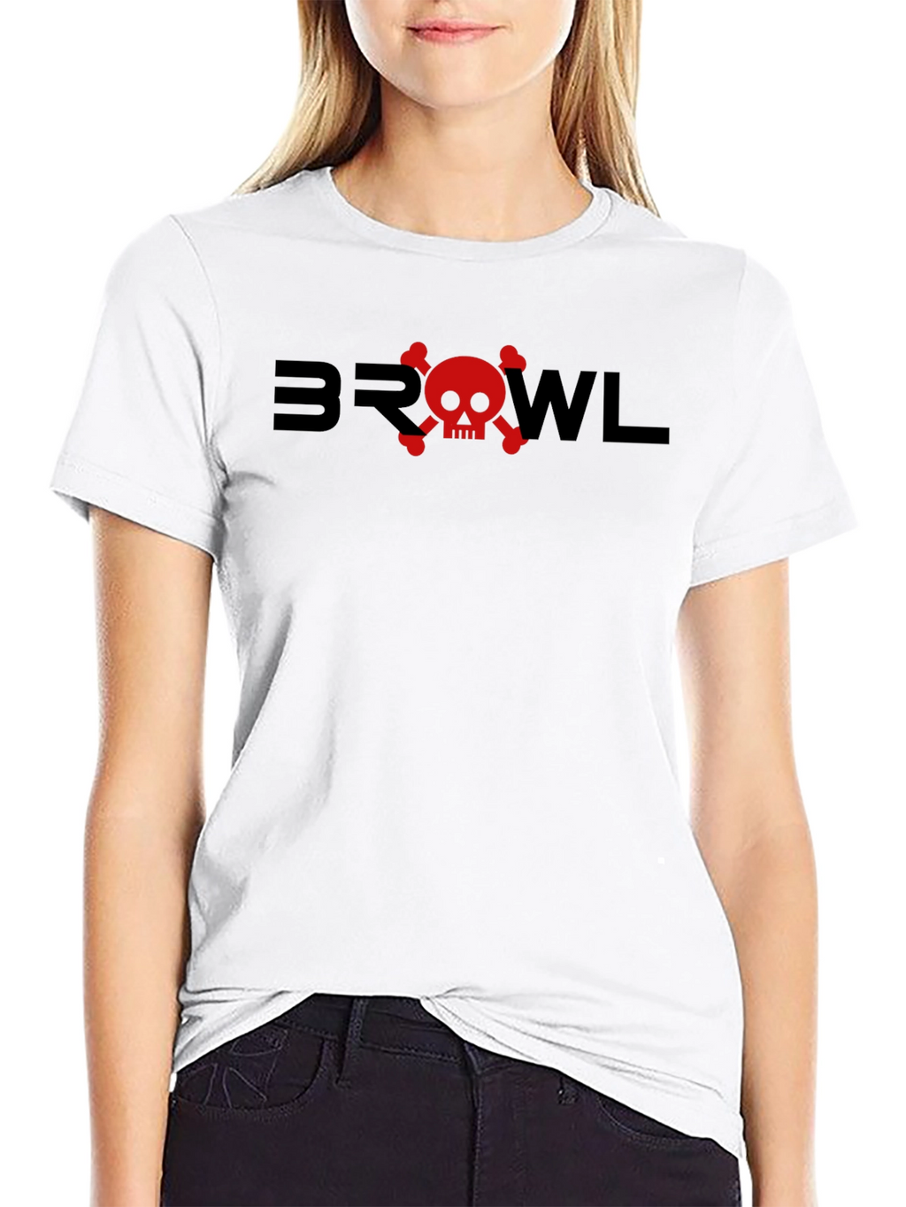 Brawl Skull Graphic Tee - Cool Casual Style