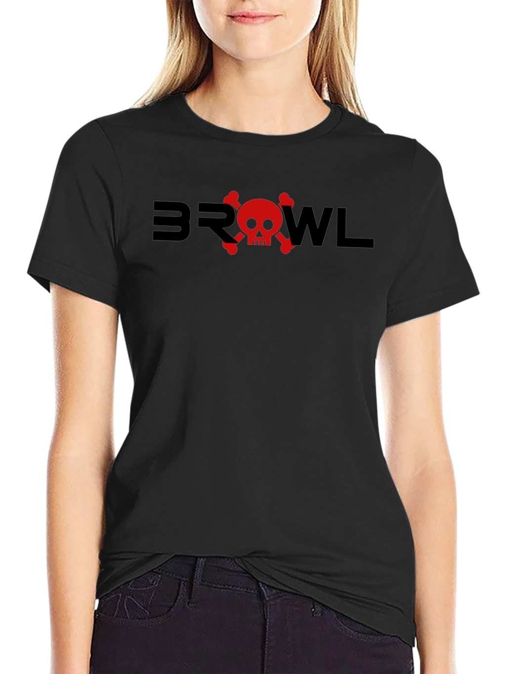 Brawl Skull Graphic Tee - Cool Casual Style