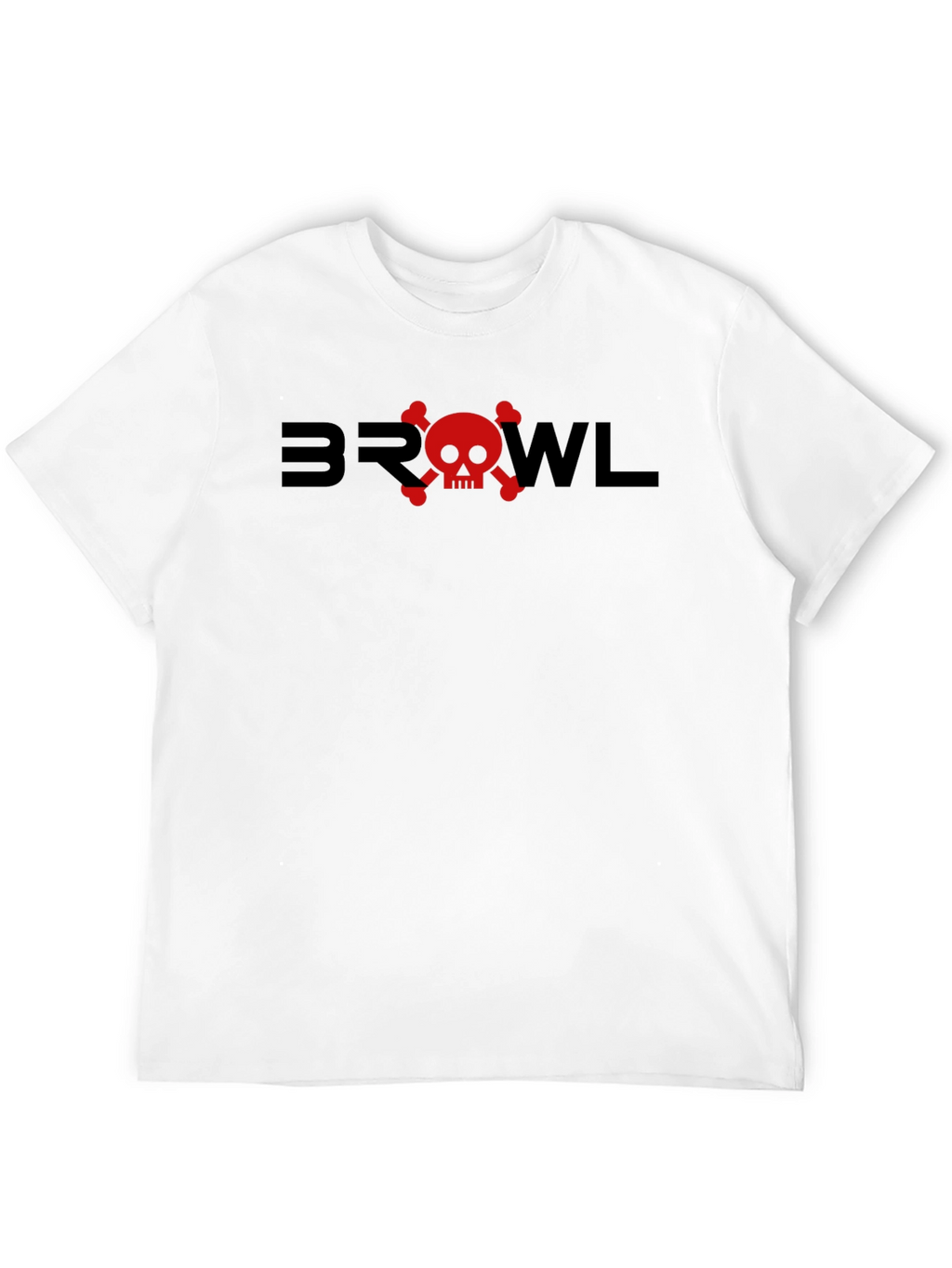 Brawl Skull Graphic Tee - Cool Casual Style