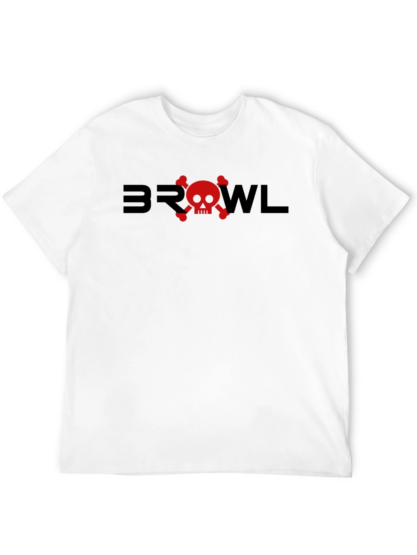 Brawl Skull Graphic Tee - Cool Casual Style