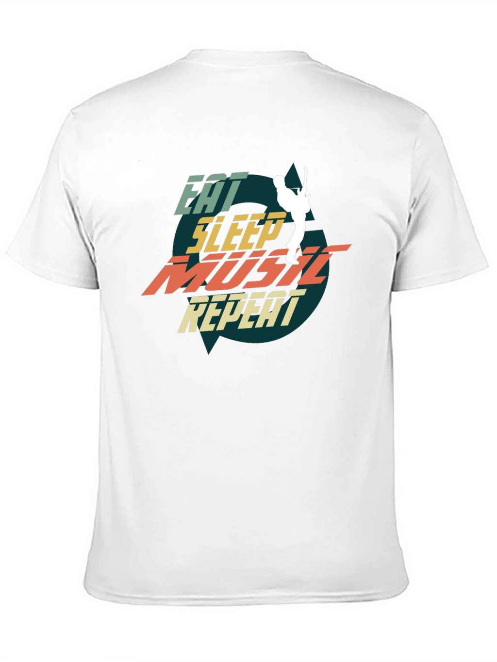 Eat Sleep Music Repeat Graphic Tee