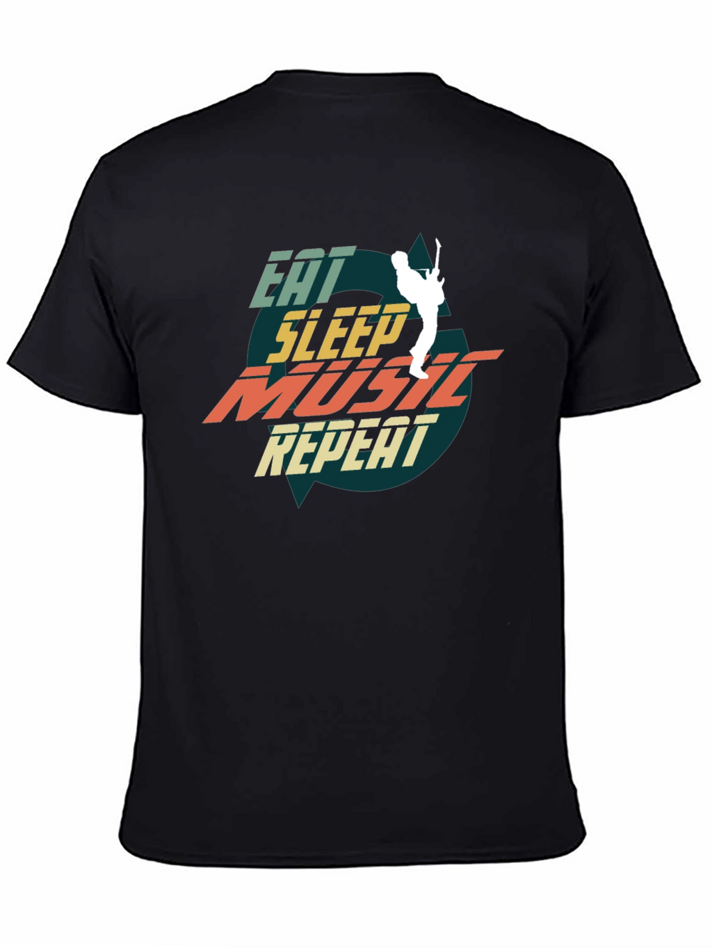 Eat Sleep Music Repeat Graphic Tee