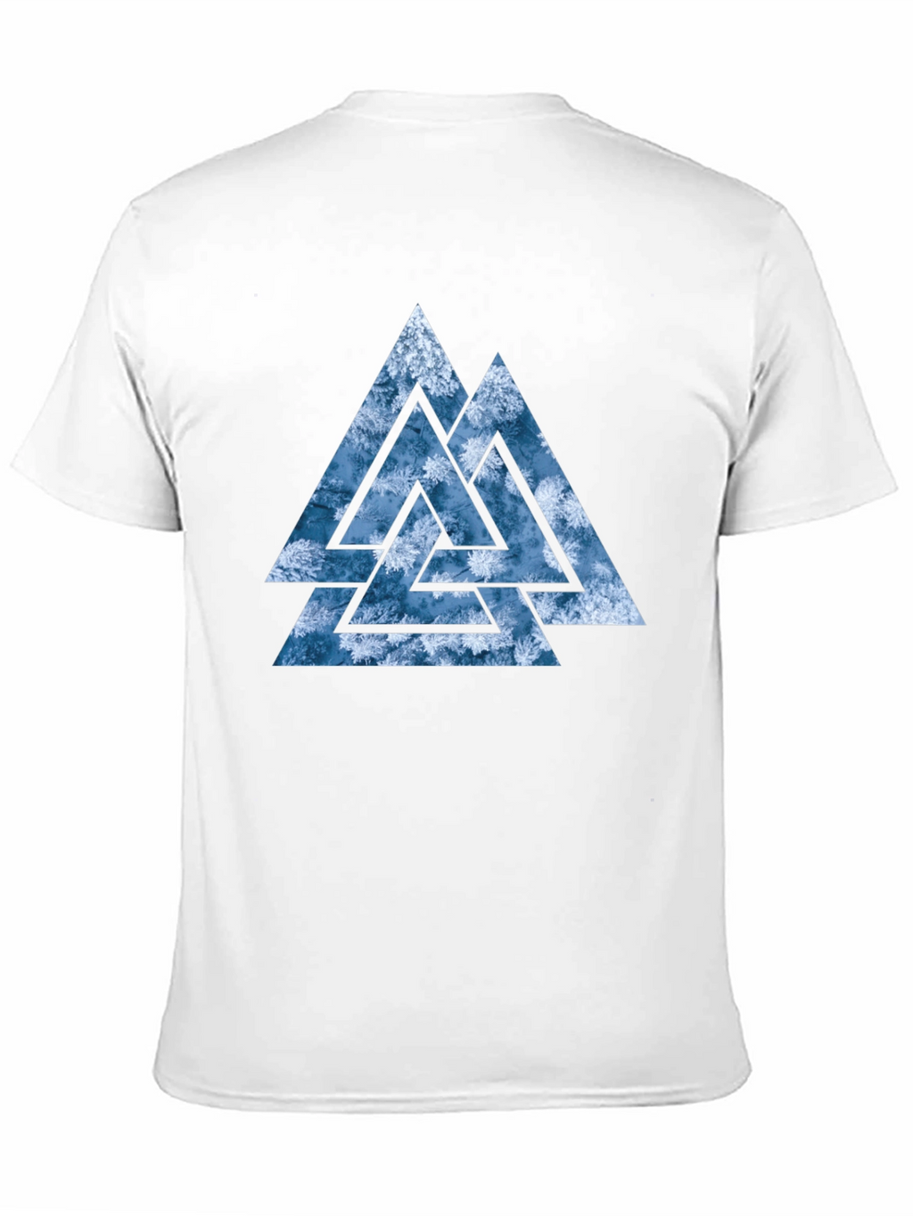 Valknut T-Shirt - Viking Symbol - Black Cotton Tee