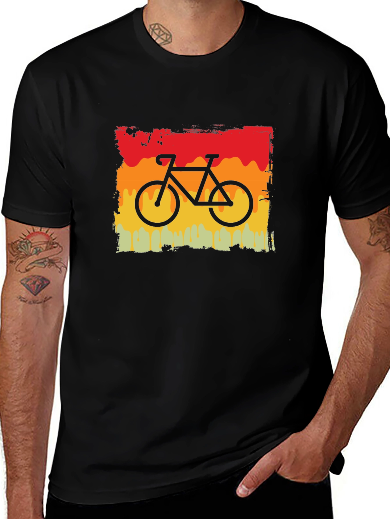 Vintage Bicycle Graphic Tee - Retro Style