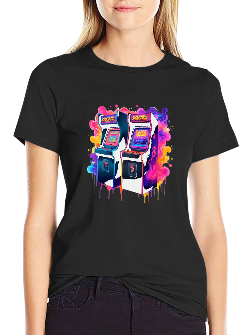Retro Arcade Game T-Shirt - Gamer Style