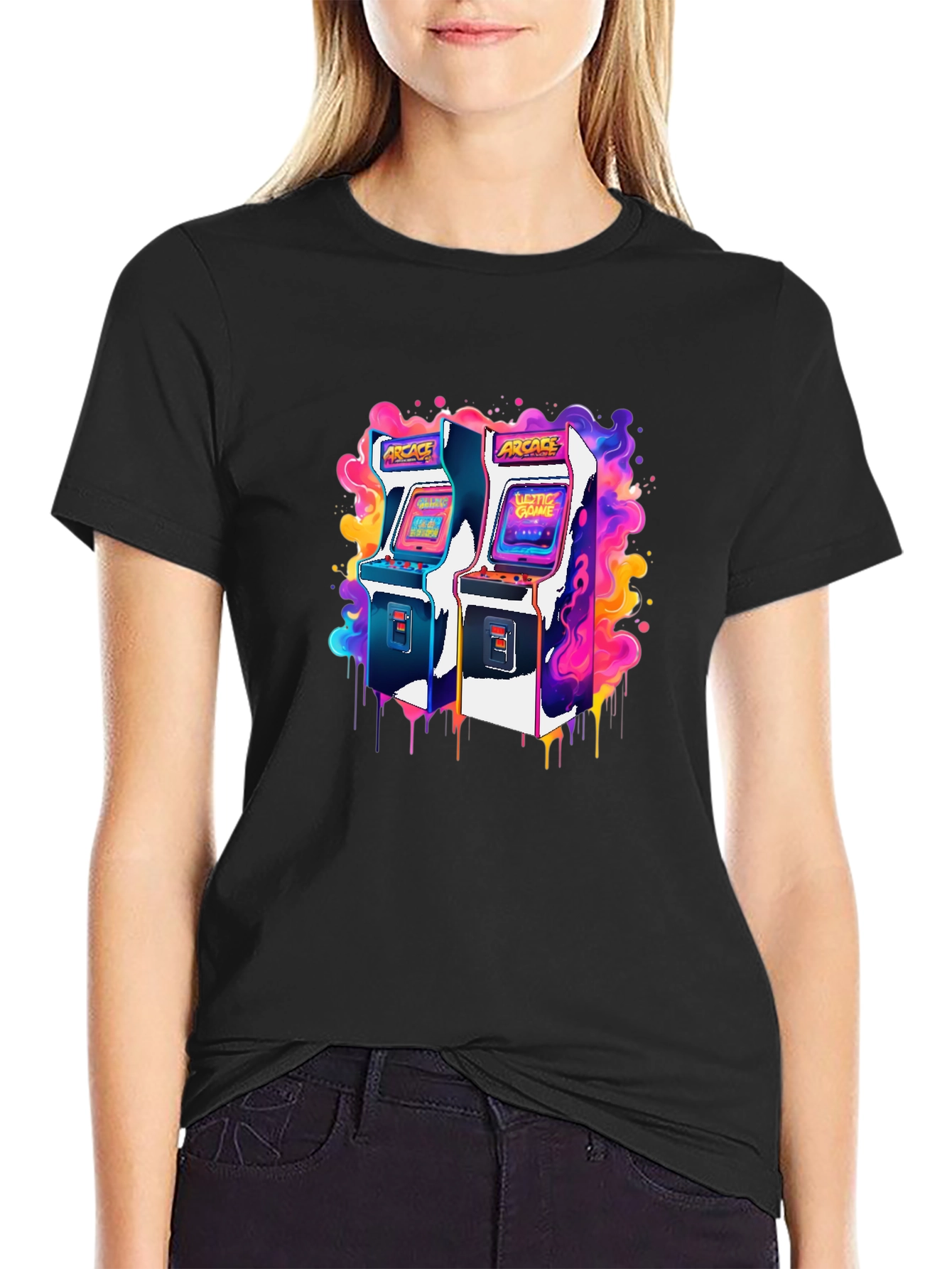 Retro Arcade Game T-Shirt - Gamer Style