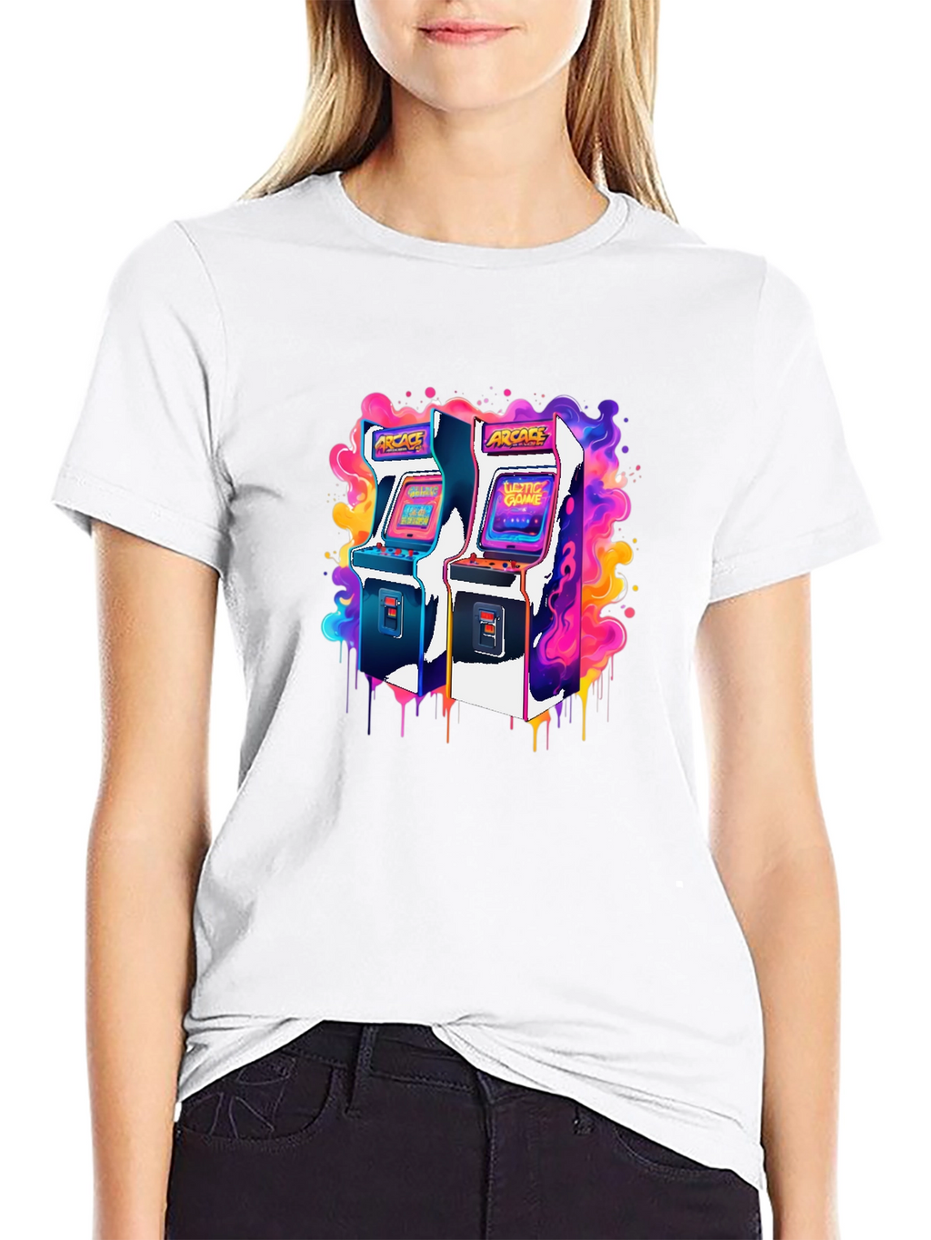 Retro Arcade Game T-Shirt - Gamer Style
