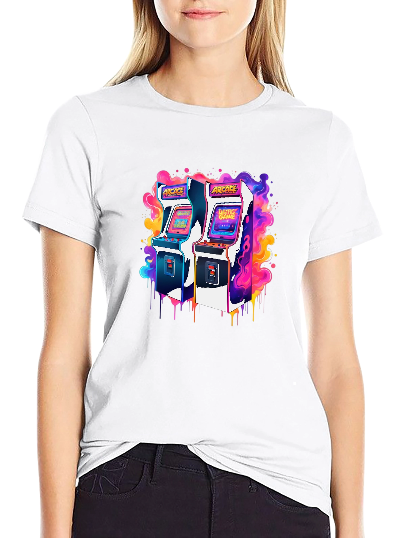 Retro Arcade Game T-Shirt - Gamer Style