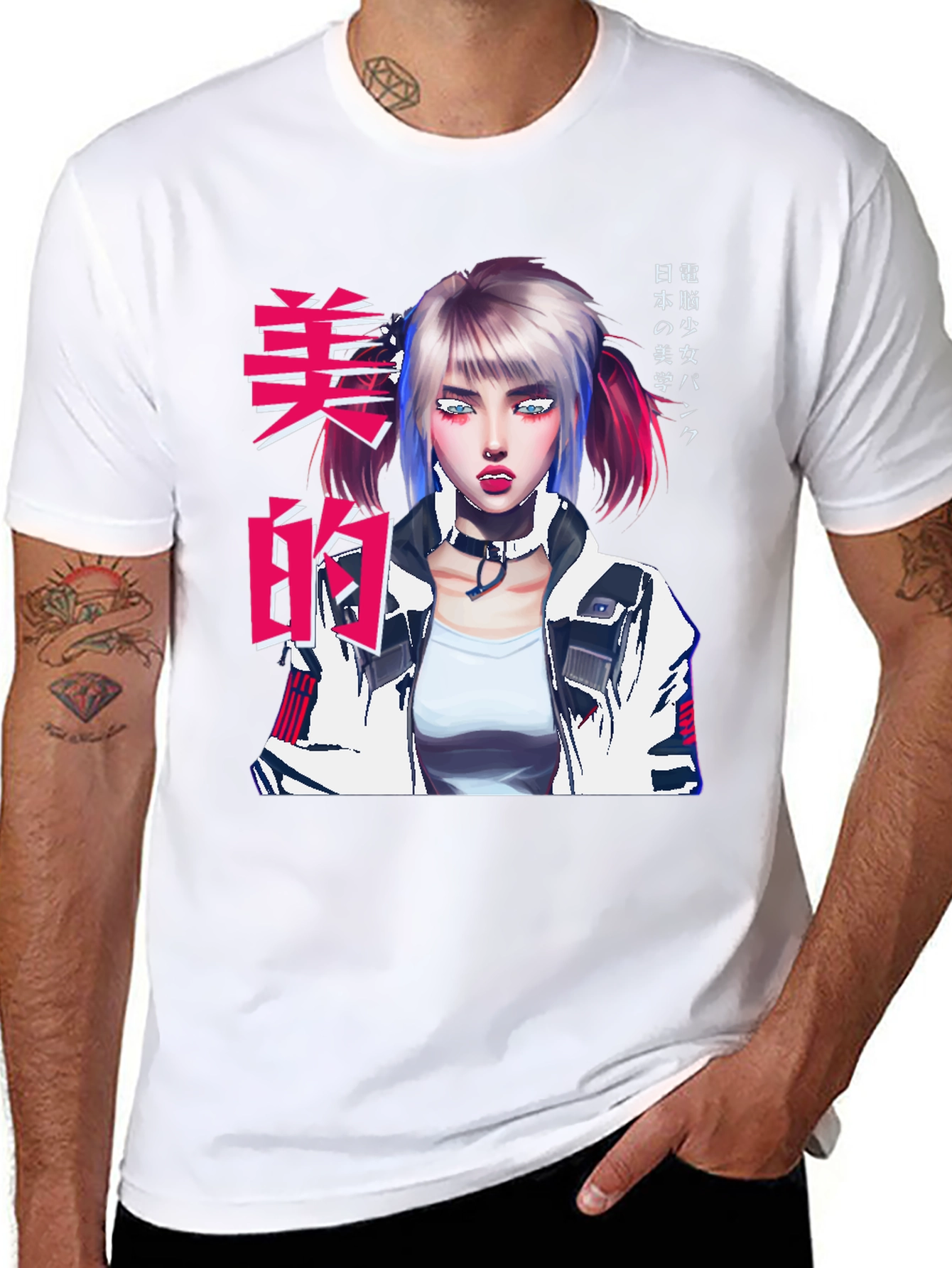 Anime Graphic T-Shirt - Urban Punk Style