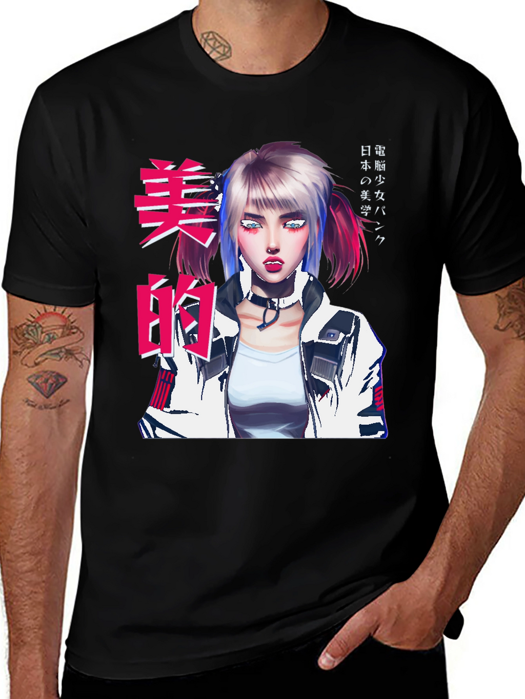 Anime Graphic T-Shirt - Urban Punk Style