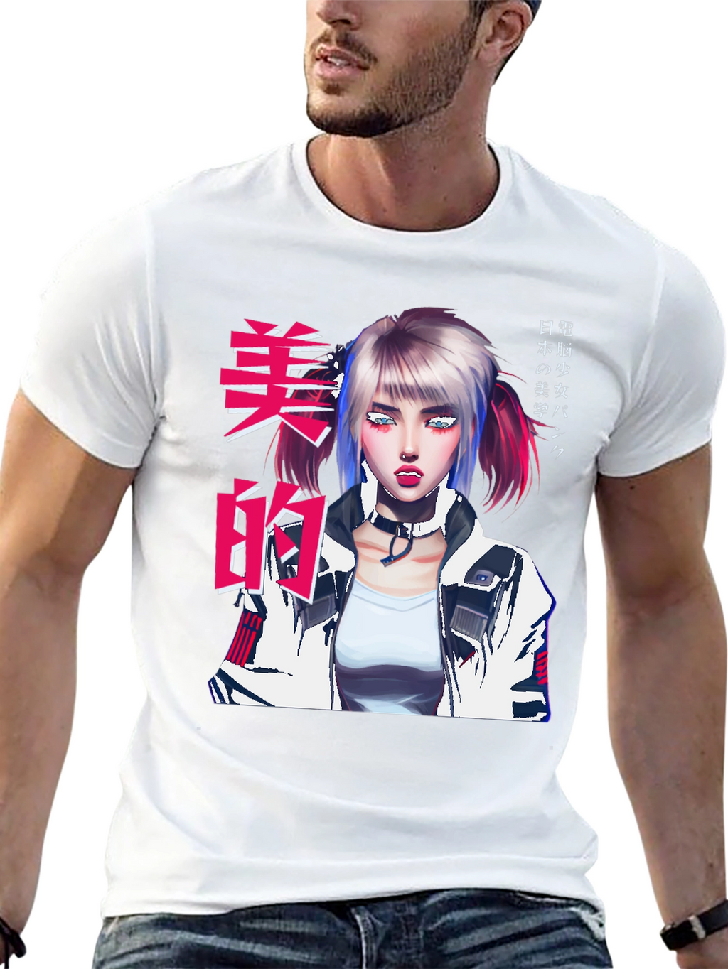 Anime Graphic T-Shirt - Urban Punk Style