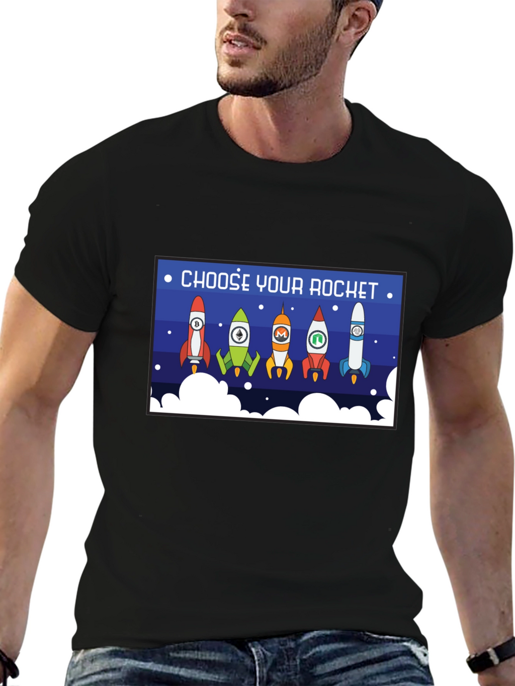 Choose Your Rocket Crypto T-Shirt