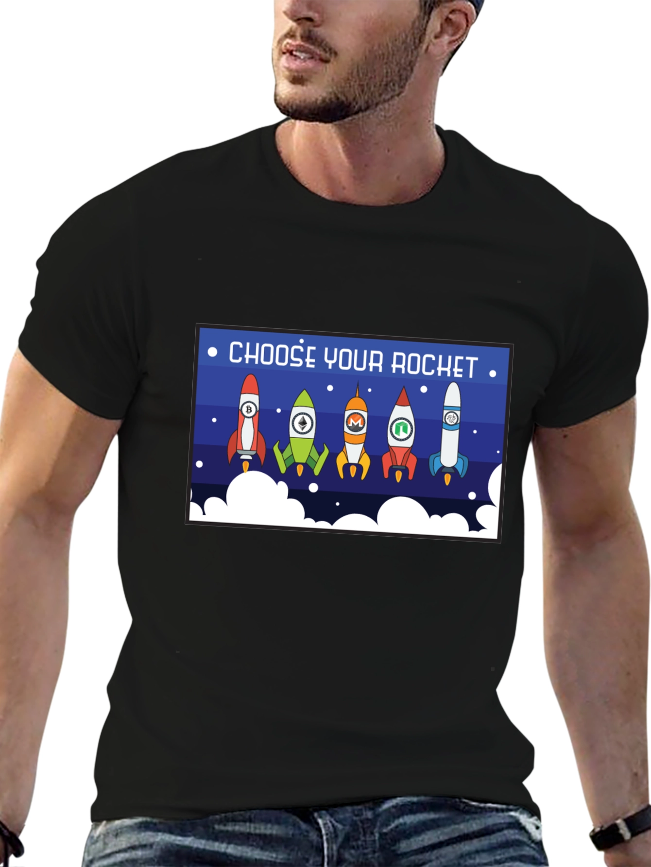 Choose Your Rocket Crypto T-Shirt