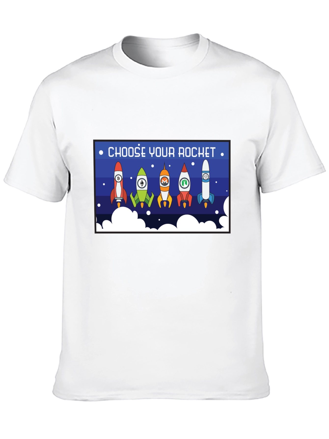 Choose Your Rocket Crypto T-Shirt
