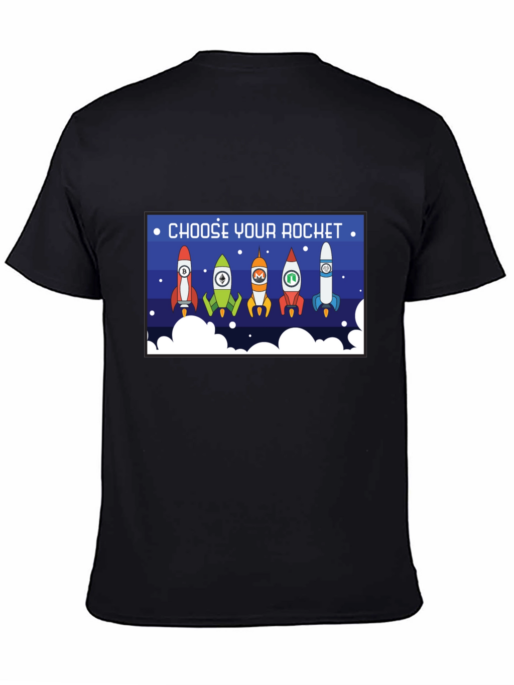 Choose Your Rocket Crypto T-Shirt