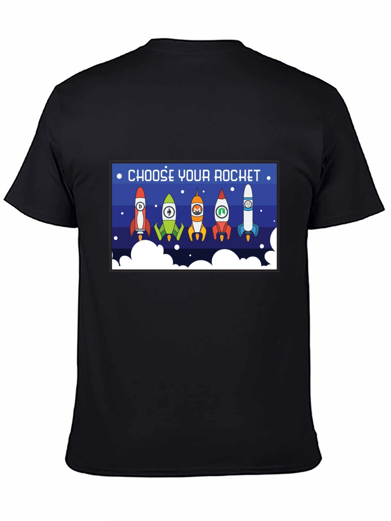 Choose Your Rocket Crypto T-Shirt