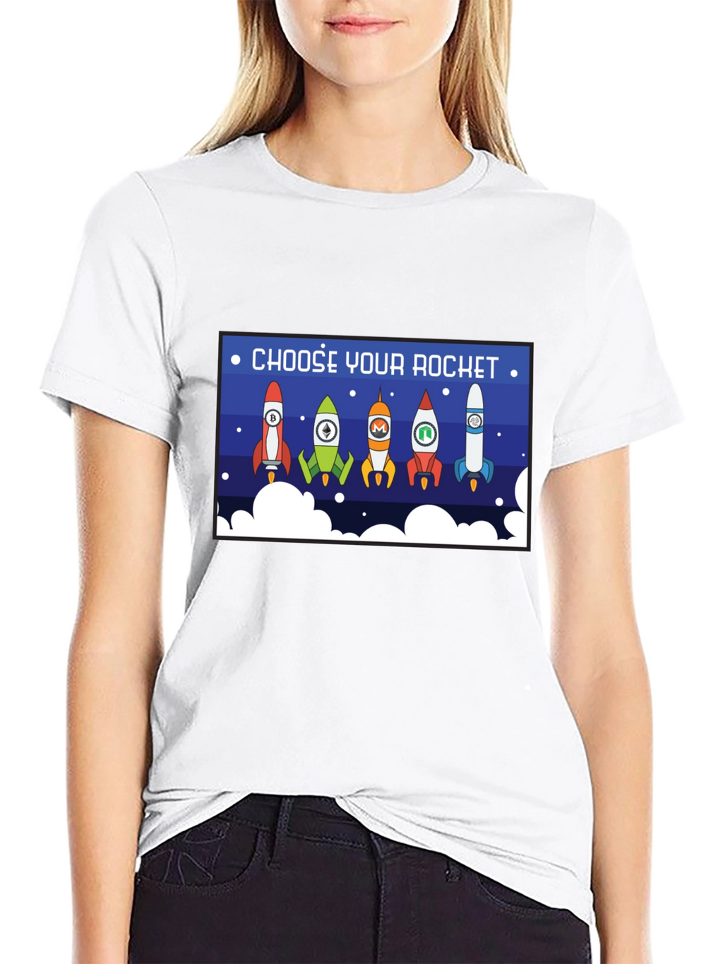 Choose Your Rocket Crypto T-Shirt
