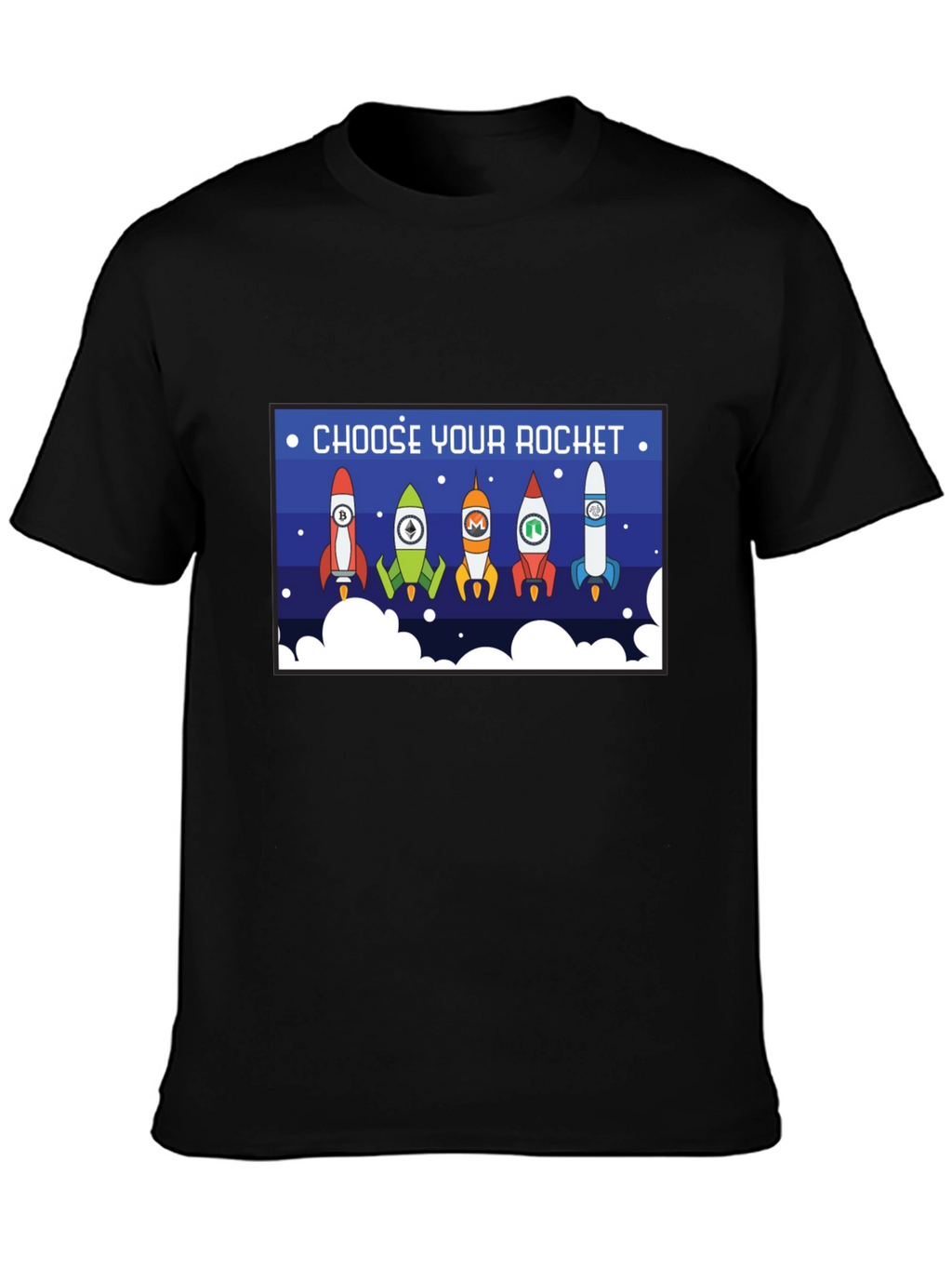 Choose Your Rocket Crypto T-Shirt