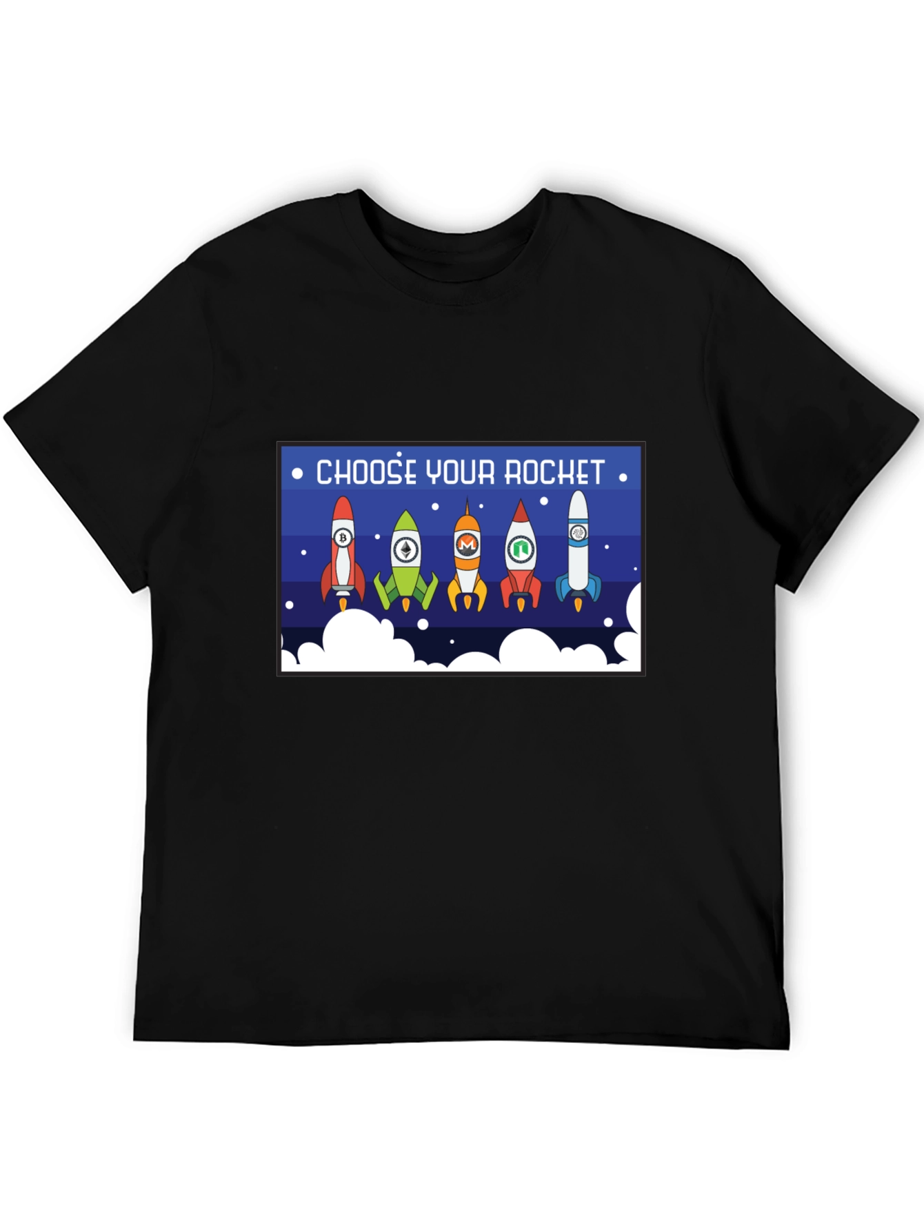 Choose Your Rocket Crypto T-Shirt