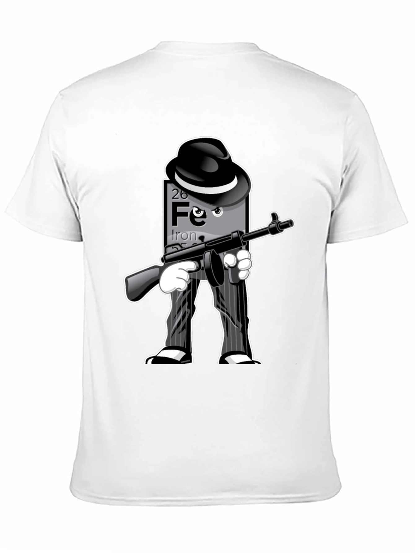 Iron Gangster T-Shirt: Periodic Table Element with Style!