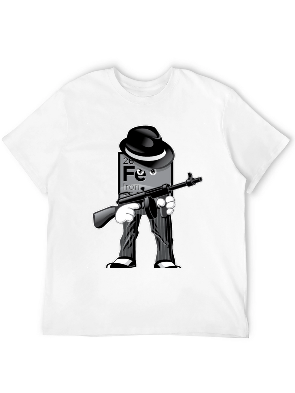 Iron Gangster T-Shirt: Periodic Table Element with Style!