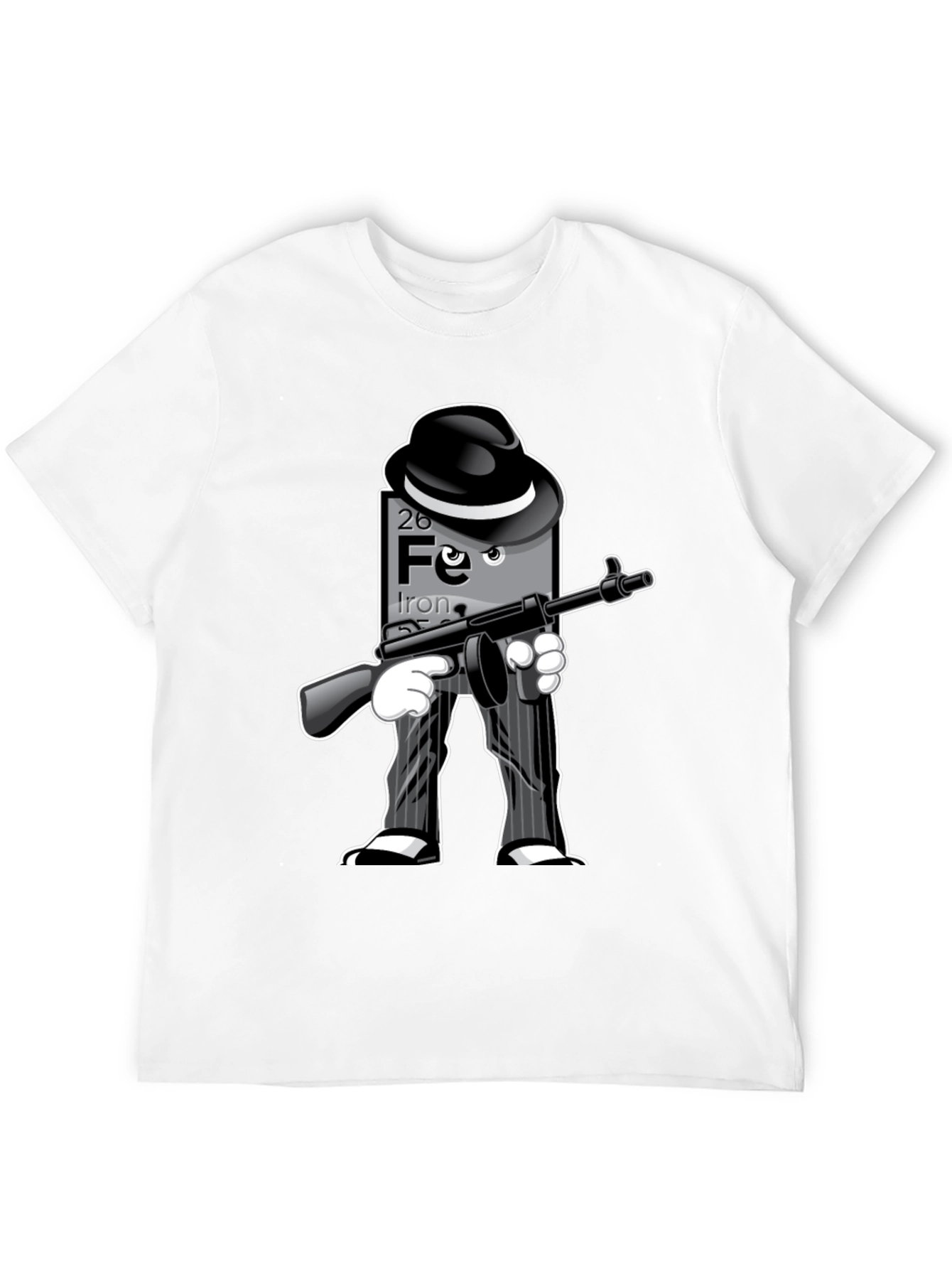 Iron Gangster T-Shirt: Periodic Table Element with Style!