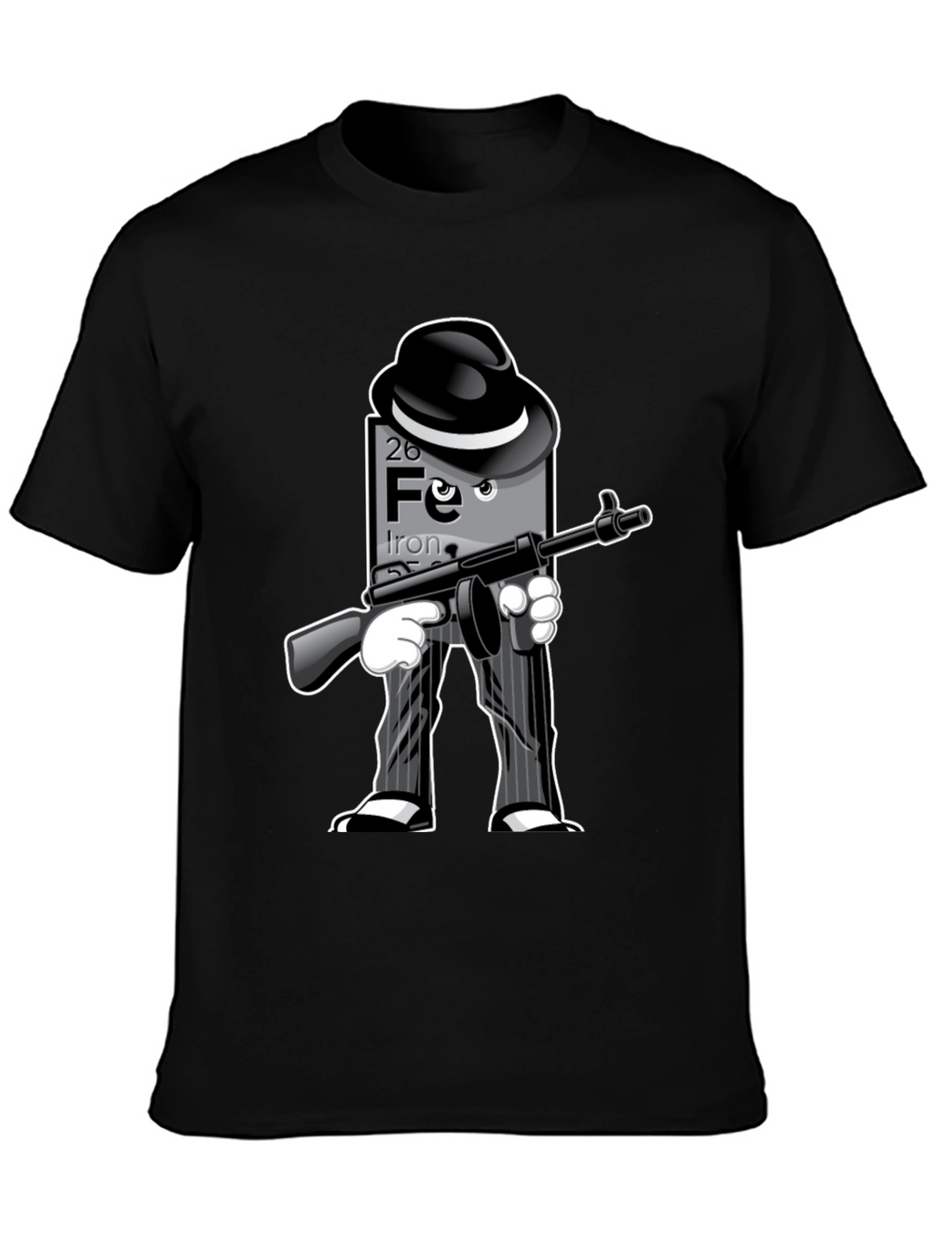 Iron Gangster T-Shirt: Periodic Table Element with Style!
