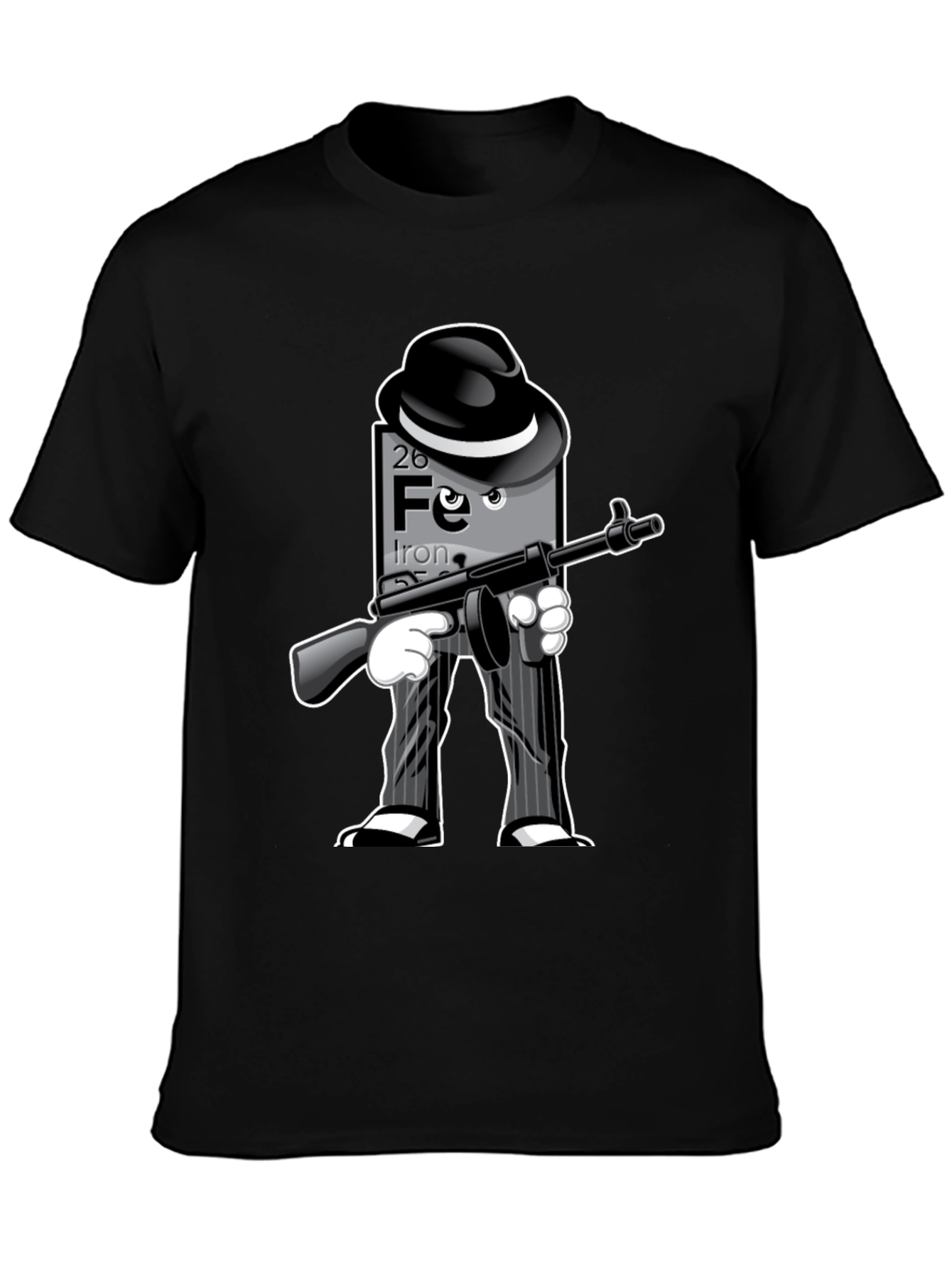 Iron Gangster T-Shirt: Periodic Table Element with Style!