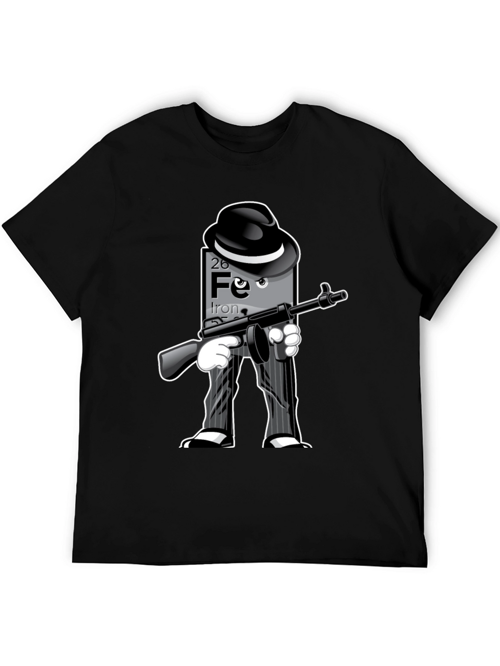 Iron Gangster T-Shirt: Periodic Table Element with Style!