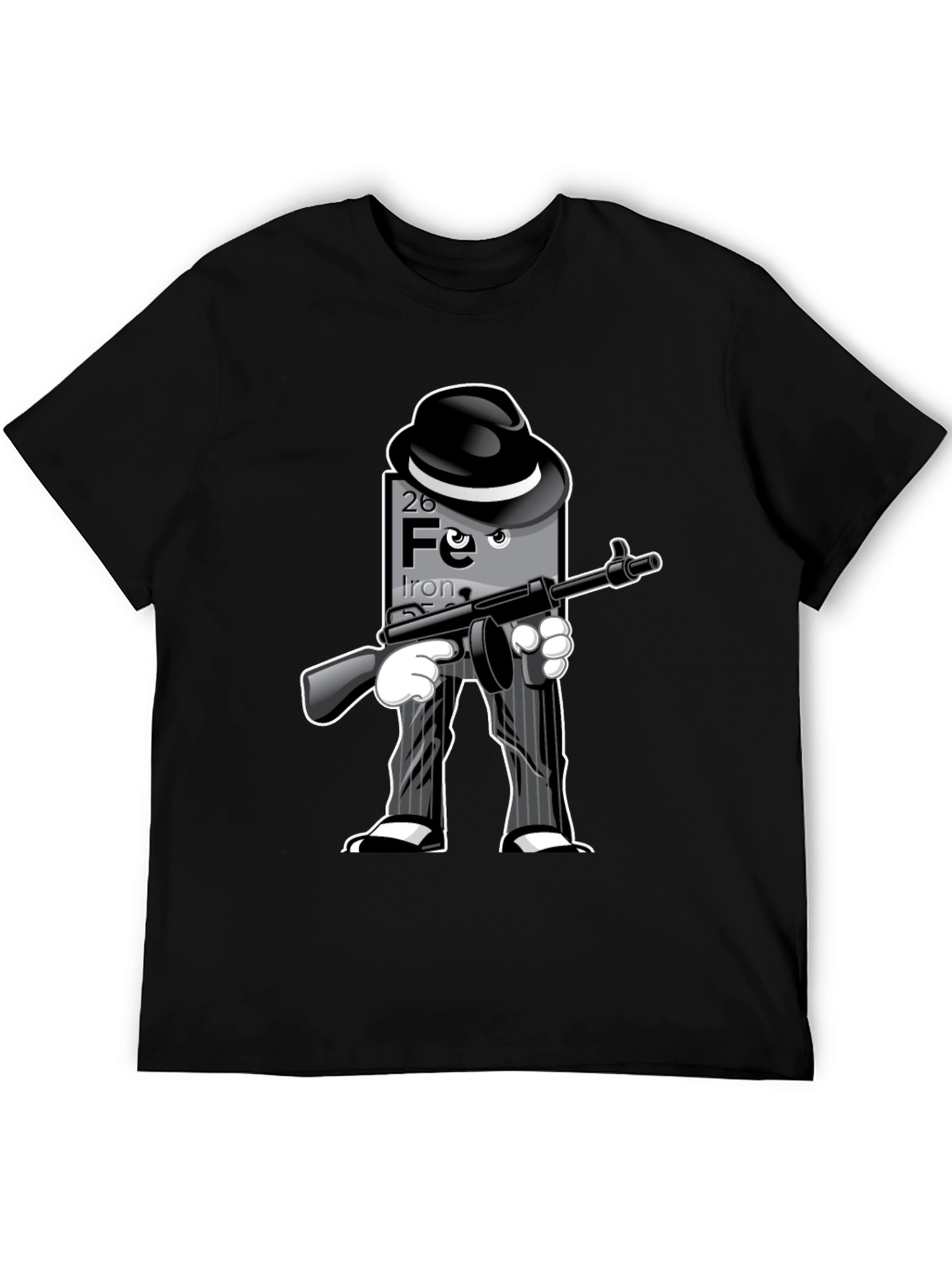 Iron Gangster T-Shirt: Periodic Table Element with Style!