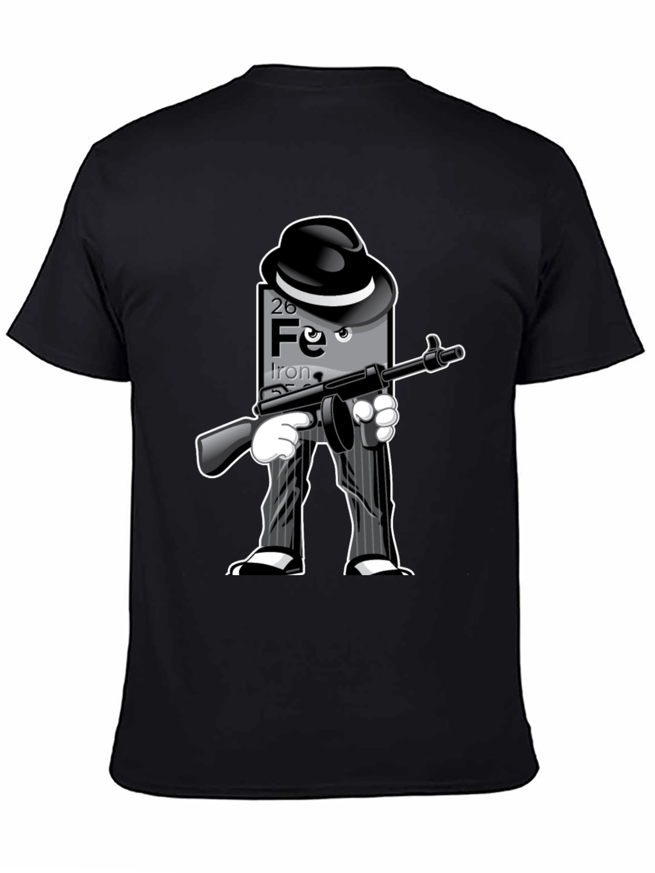 Iron Gangster T-Shirt: Periodic Table Element with Style!