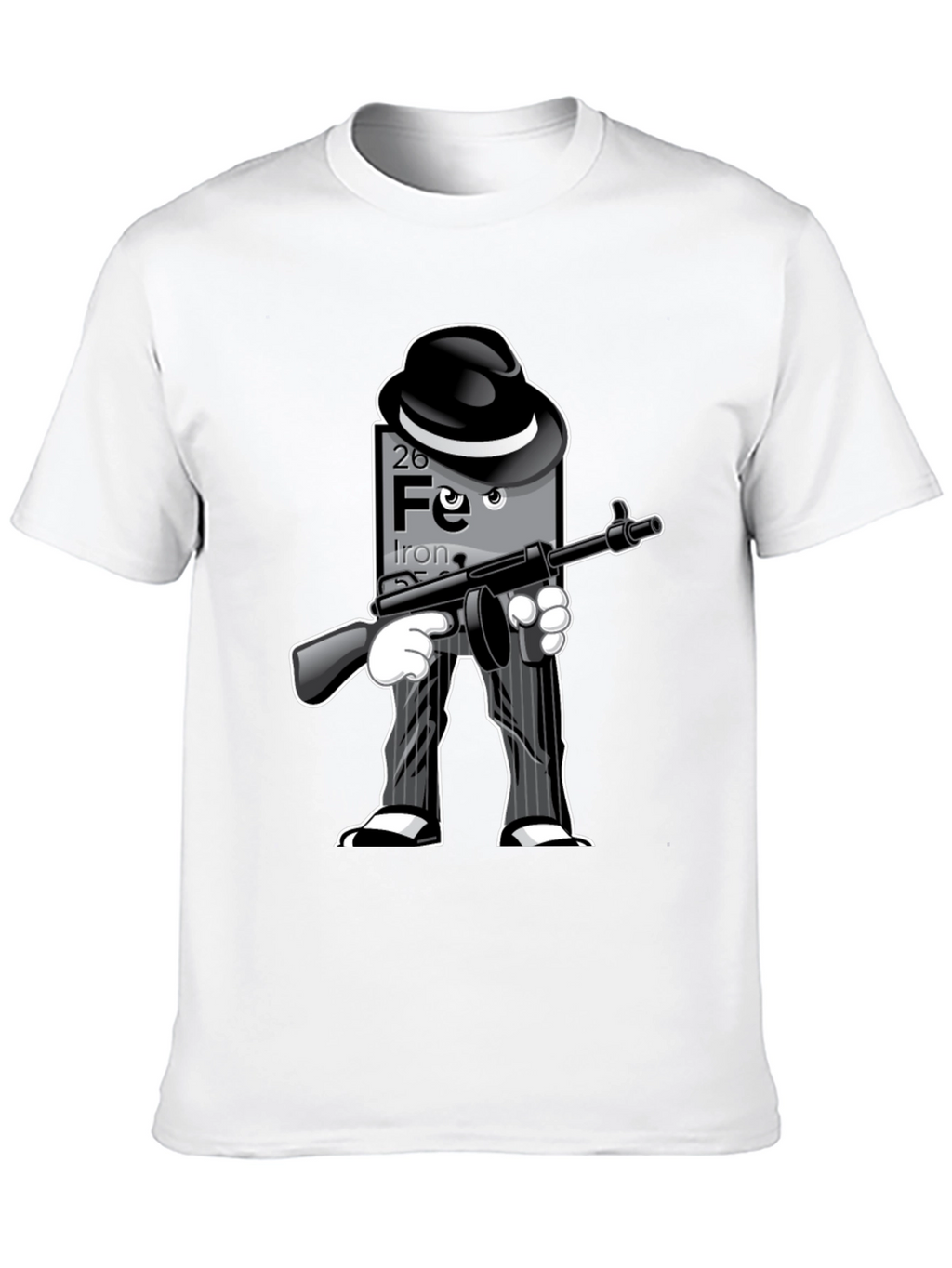 Iron Gangster T-Shirt: Periodic Table Element with Style!