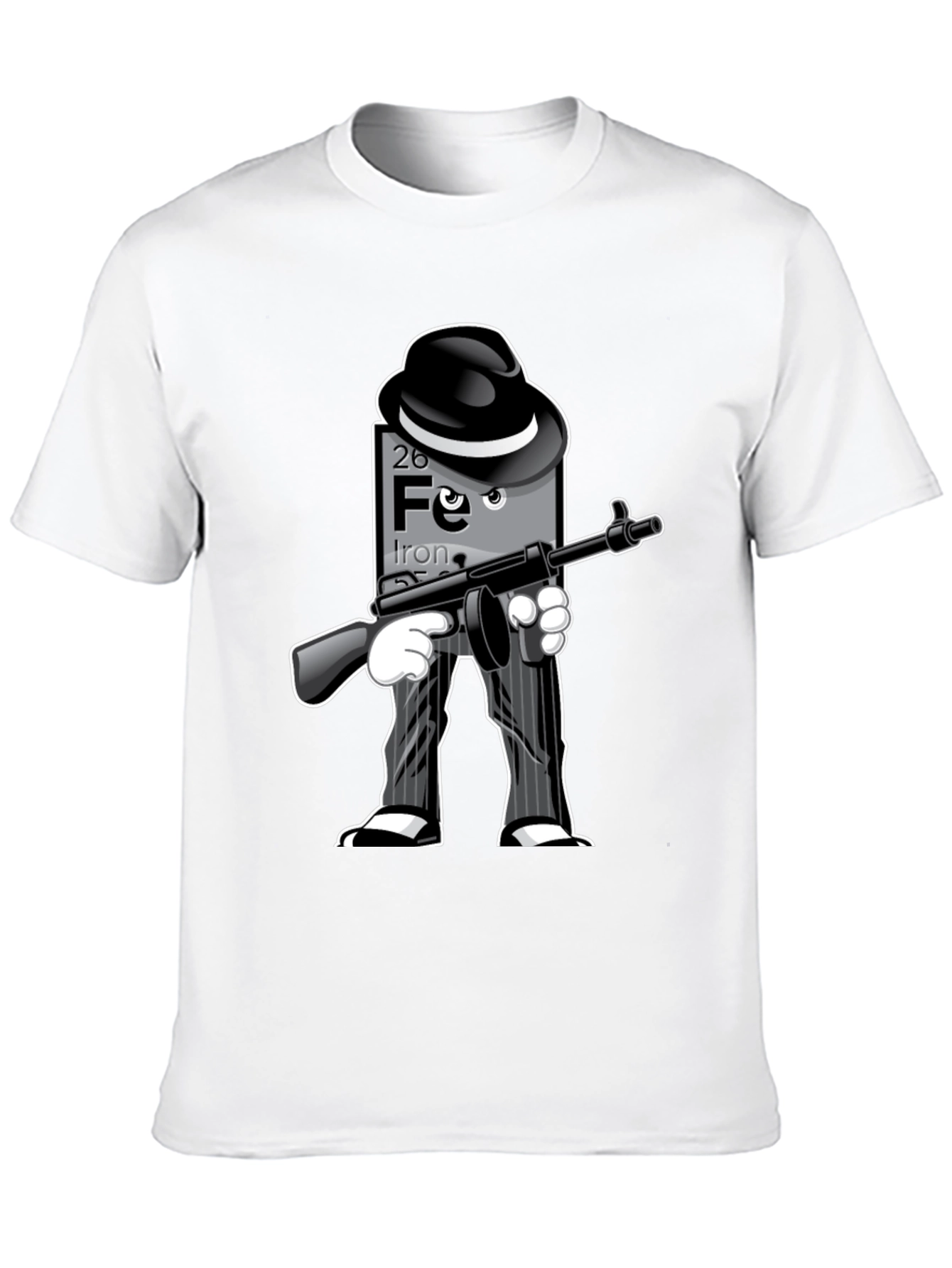 Iron Gangster T-Shirt: Periodic Table Element with Style!