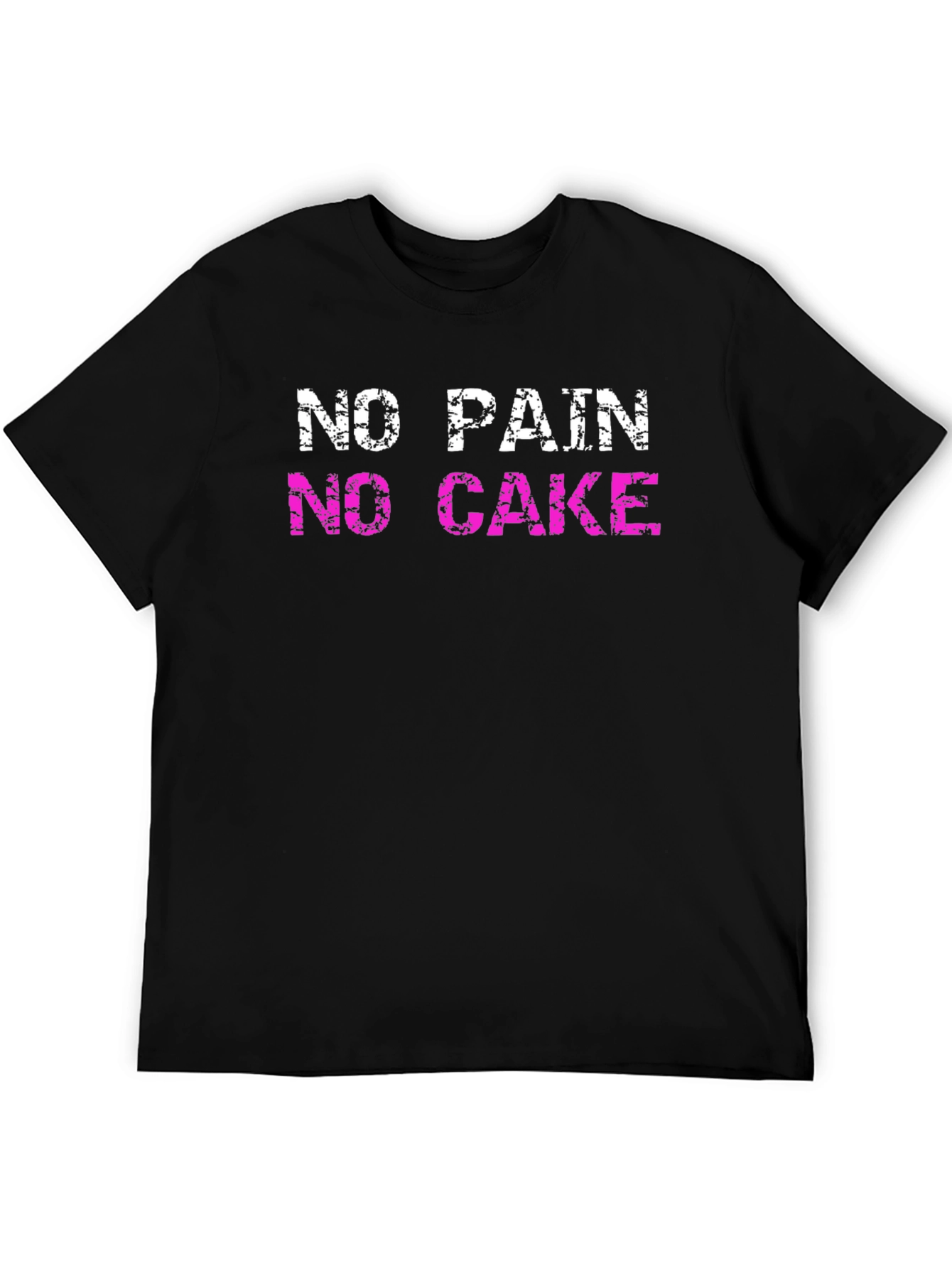 No Pain No Cake - Novelty Graphic T-Shirt