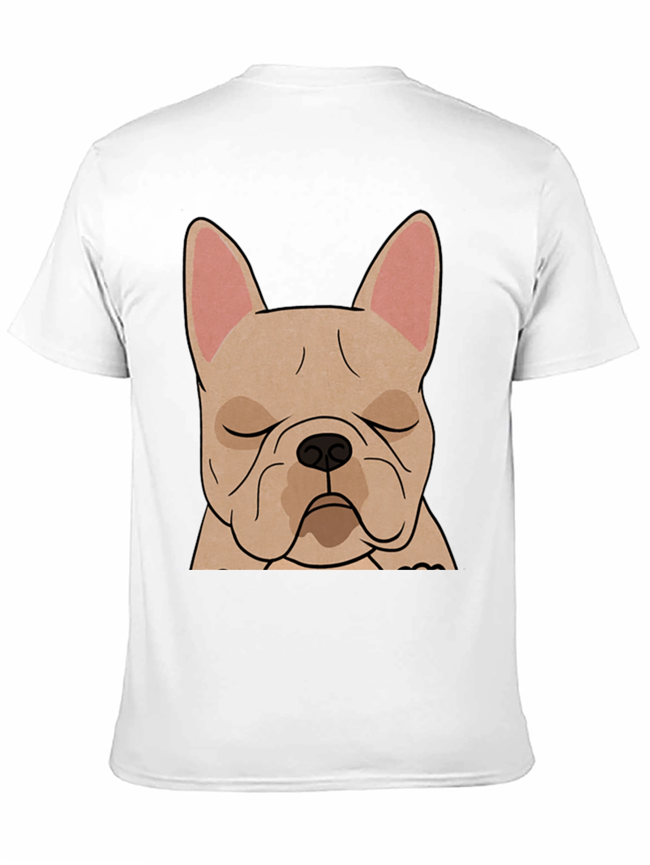 French Bulldog Graphic T-Shirt - Black Cotton Tee
