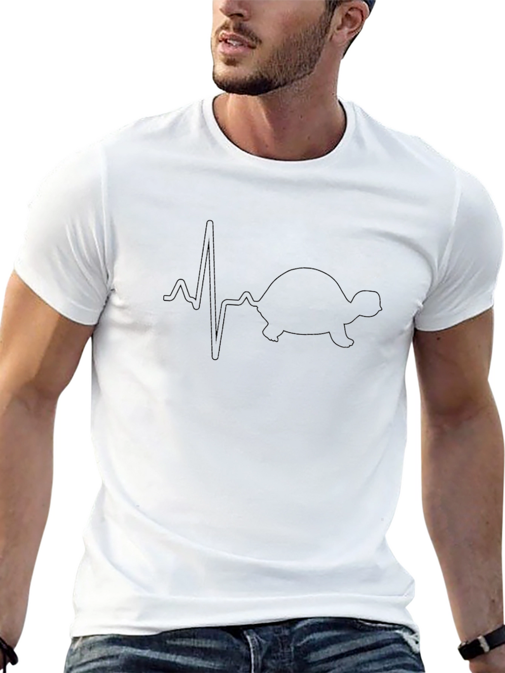 Turtle Heartbeat Graphic Tee
