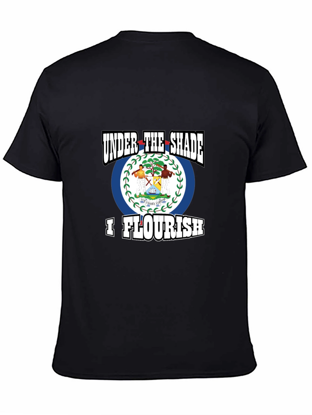 Belize Flag T-Shirt - Under The Shade I Flourish