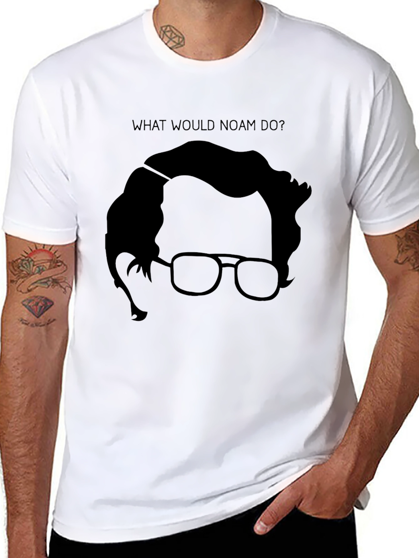 Noam Chomsky T-Shirt - What Would Noam Do?