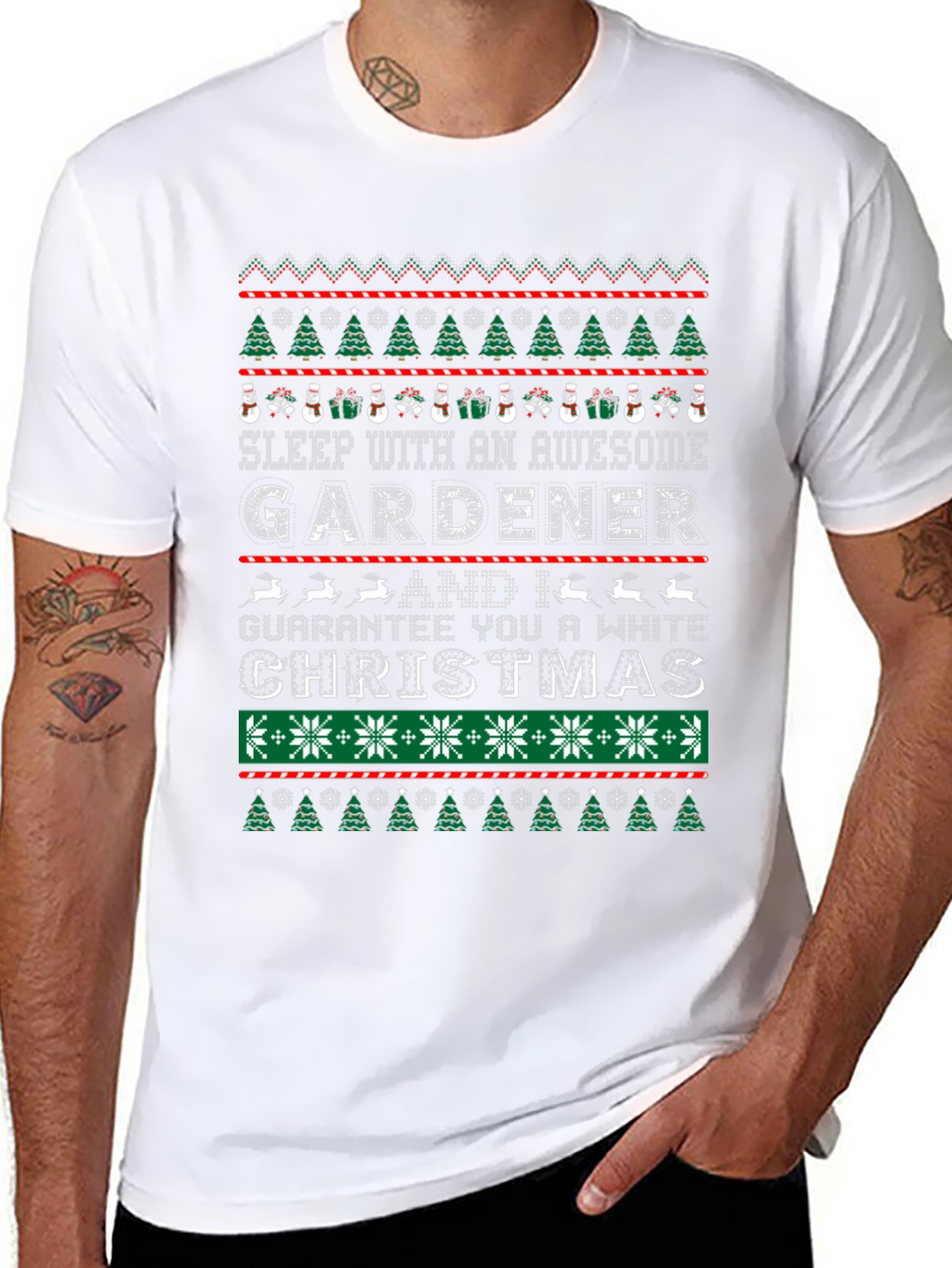 Awesome Gardener Christmas T-Shirt