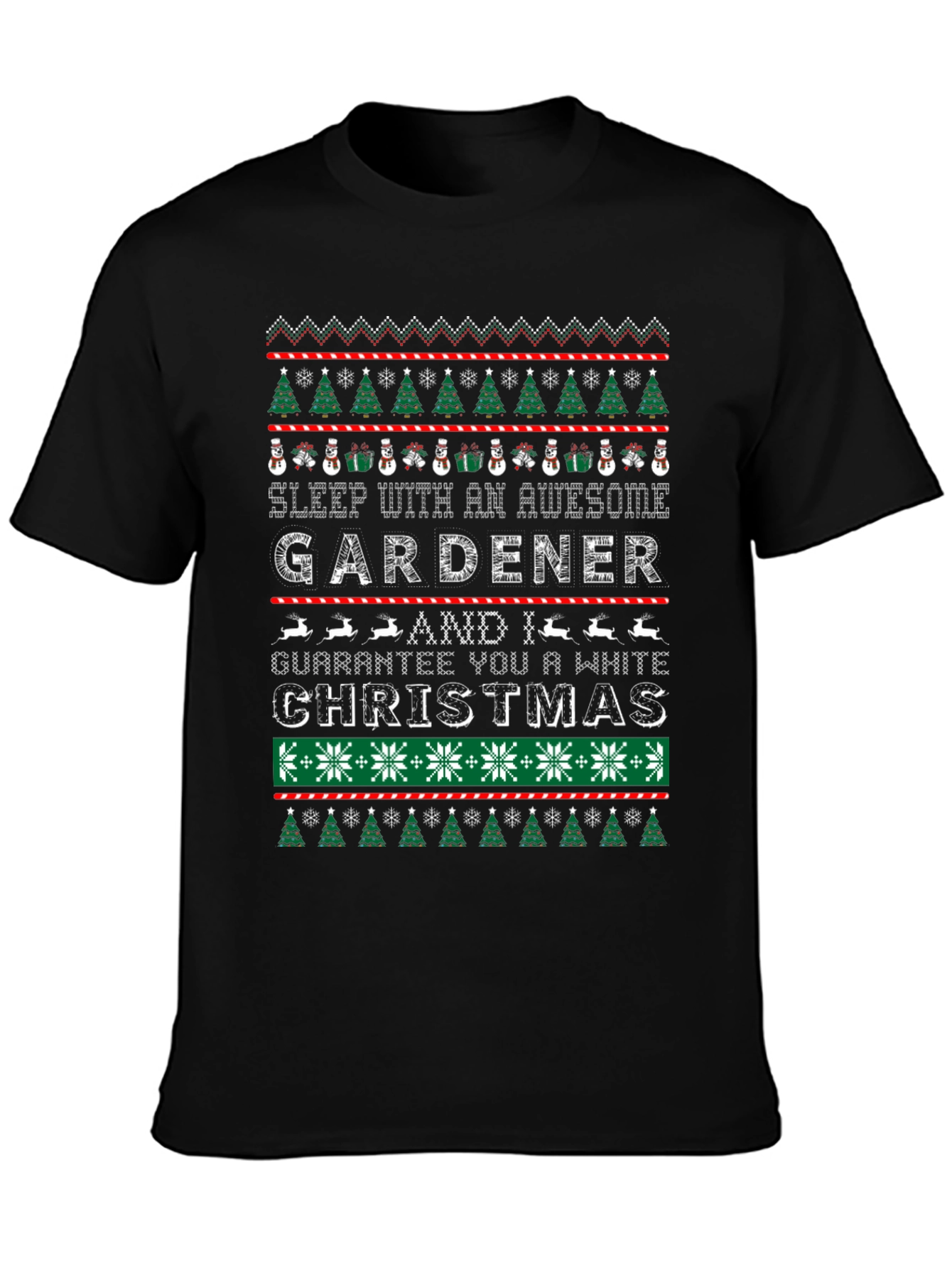 Awesome Gardener Christmas T-Shirt
